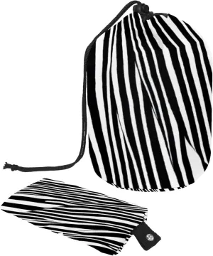 2 Pcs Cosmetic Bag bucket Travel Makeup Bags Large Capacity Soft Waterproof Portable Drawstring Cosmetic Bag, Black White Stripes Flowers