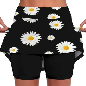 22 inch Golf Skirts for Women Tummy Control Pleated Tennis Skorts for Women Running Shorts for Women high Waisted 7