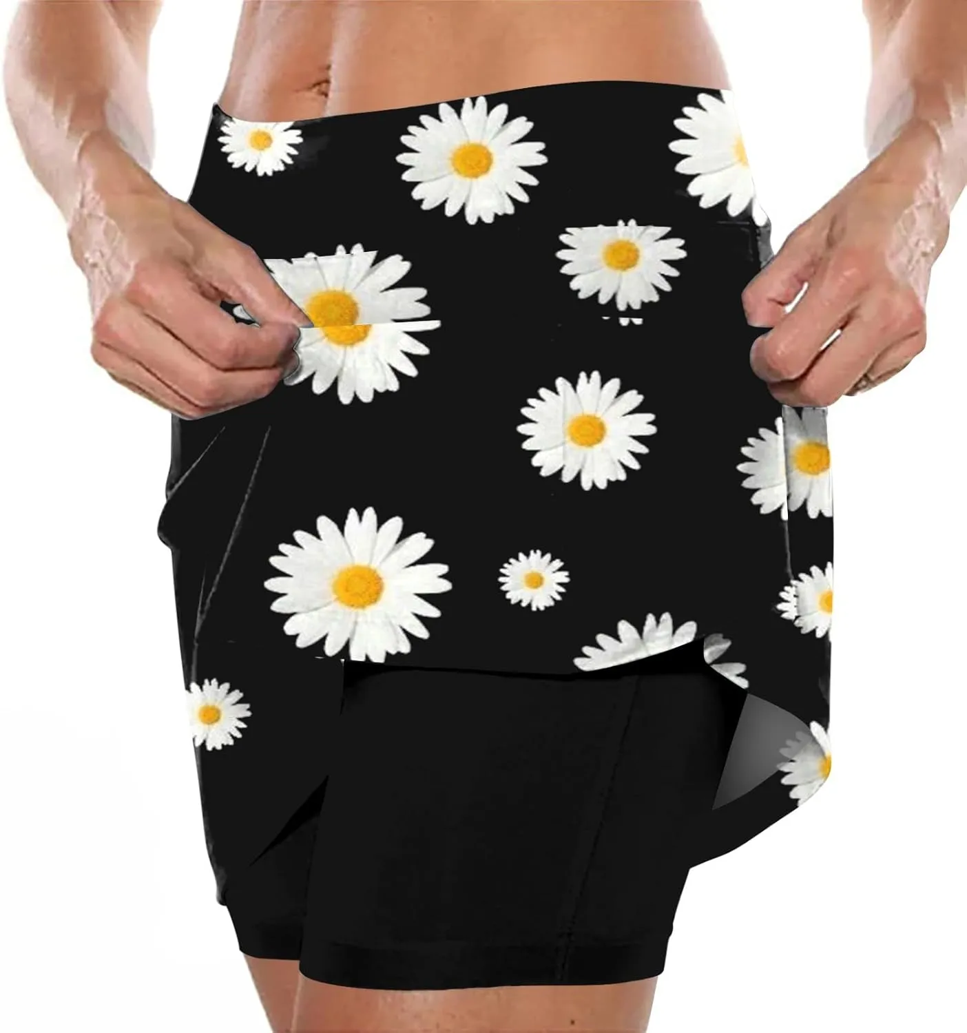 22 inch Golf Skirts for Women Tummy Control Pleated Tennis Skorts for Women Running Shorts for Women high Waisted 7