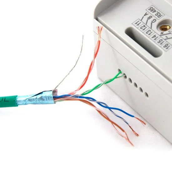 4-Twisted Pairs of Wire, CAT5e RS-485 Shielded, Stranded PVC Cable (FTP), 50 feet