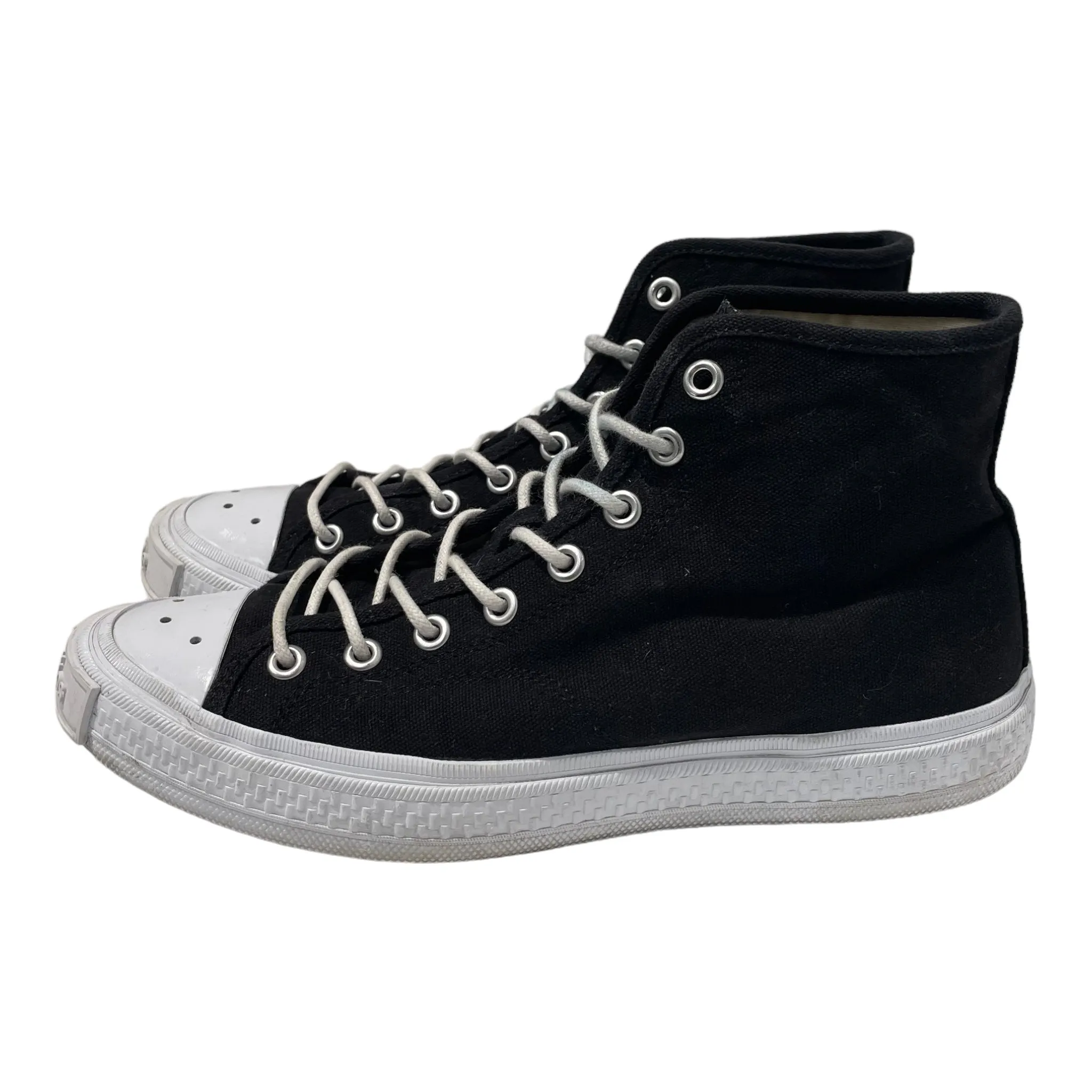 Acne Studios/Hi-Sneakers/US 8/Cotton/BLK/