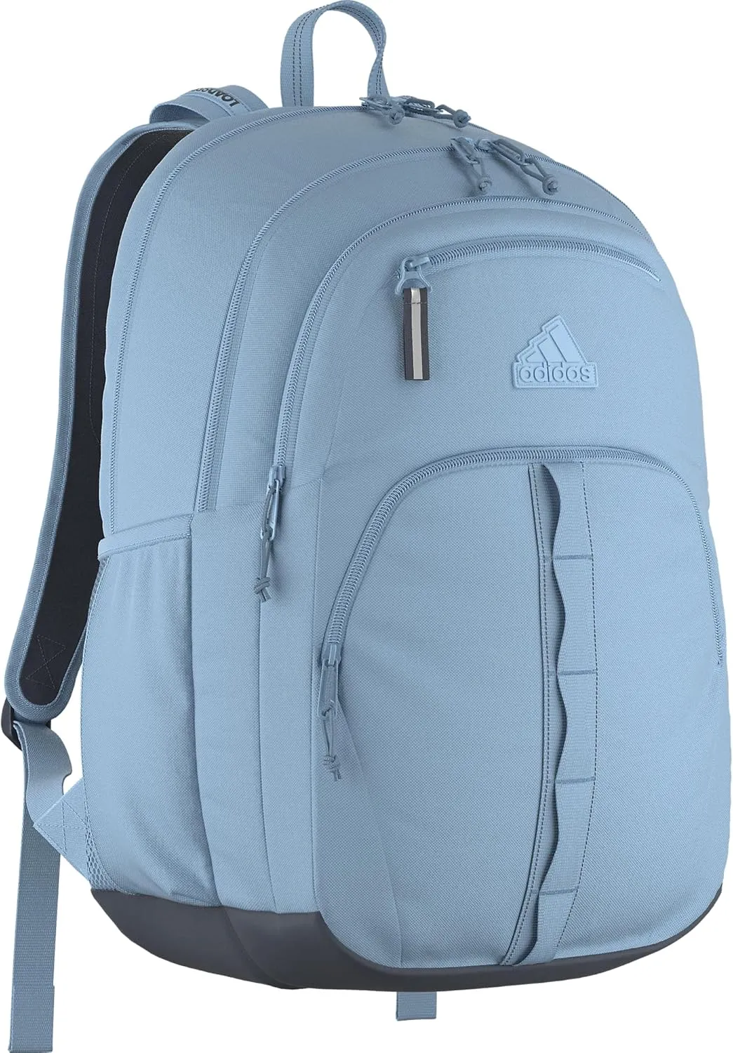 adidas Prime Backpack for Work, Travel Bag for Women and Men with Padded Compartment for Laptop, Clear Sky Blue/Onix Grey/2, One Size