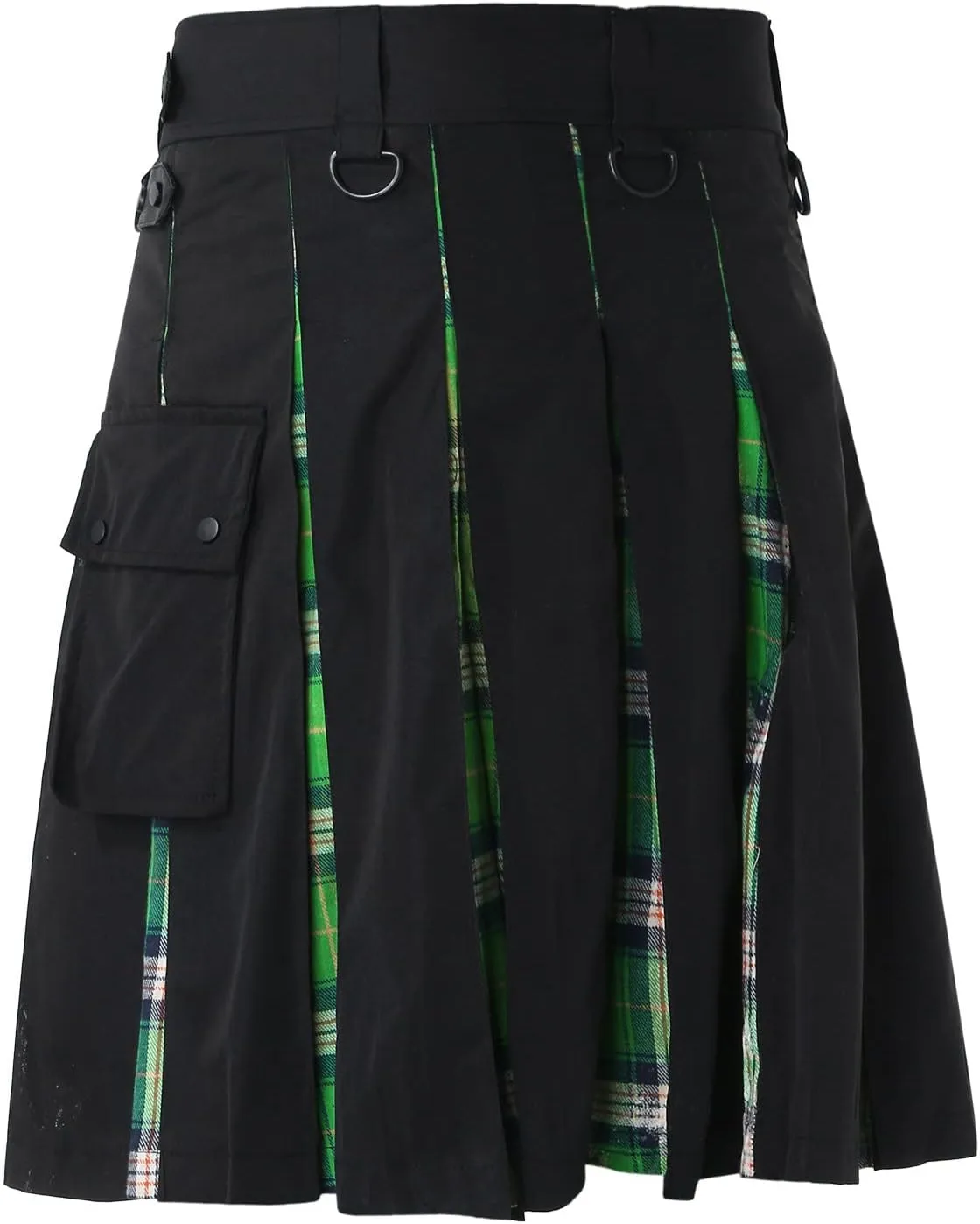 Authentic Scottish Men's Tartan Kilts Pocket Pleated Skirt Highland Light Weight Value Kilt The Scotland Kilt