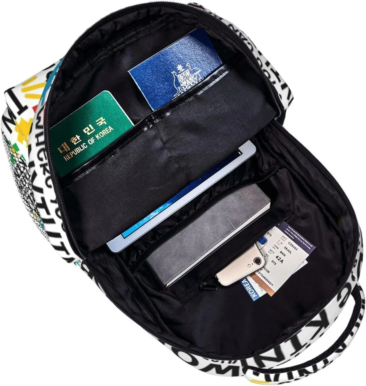 Autism Awareness Backpack Casual Hiking Camping Travel Backpacks Lightweight Daypack Bag Women Men Bookbag