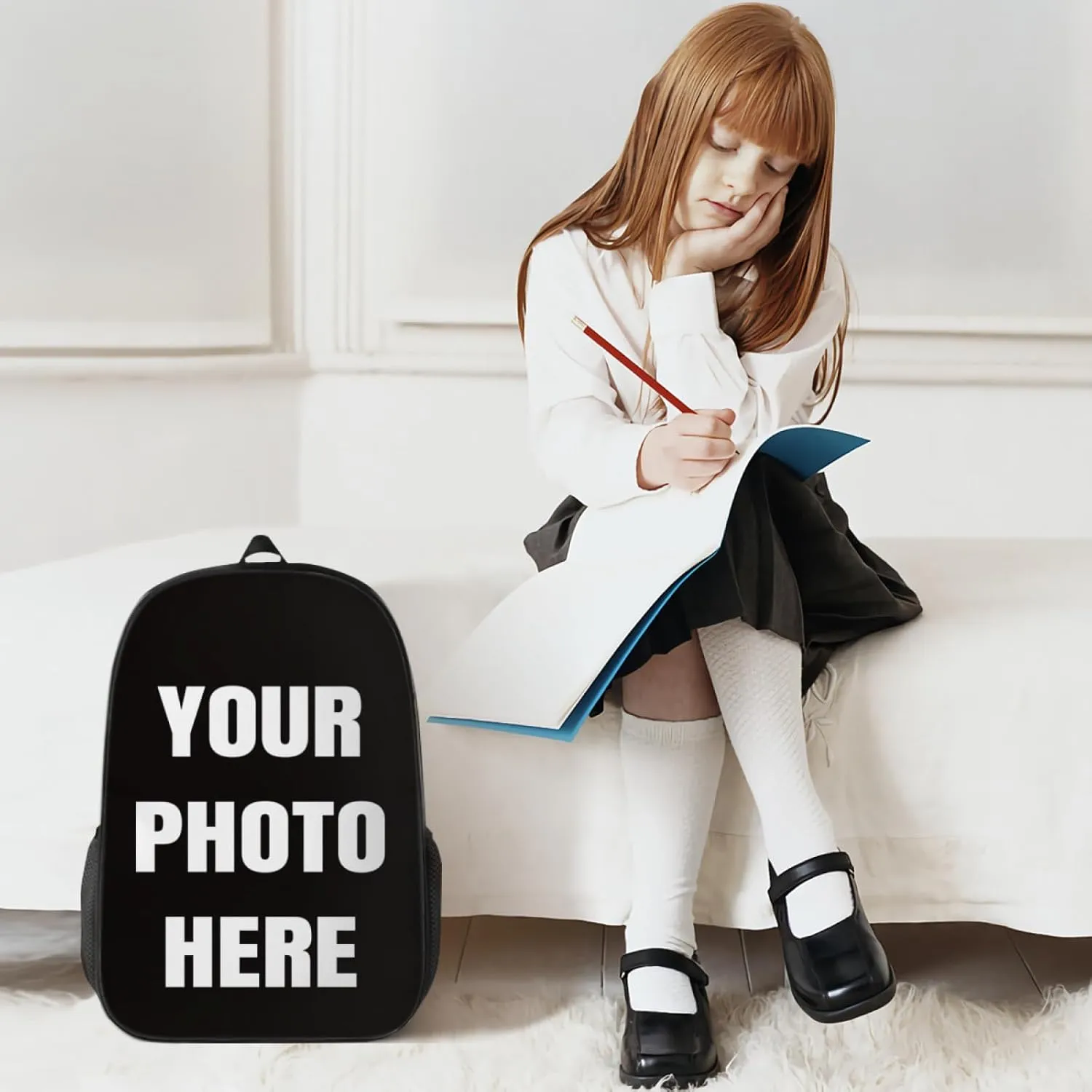 Backpack Personalized Backpack For Women Men Design Your Own Travel Work Laptop Bag To Large-capacity Casual Cute Packet 17Inch
