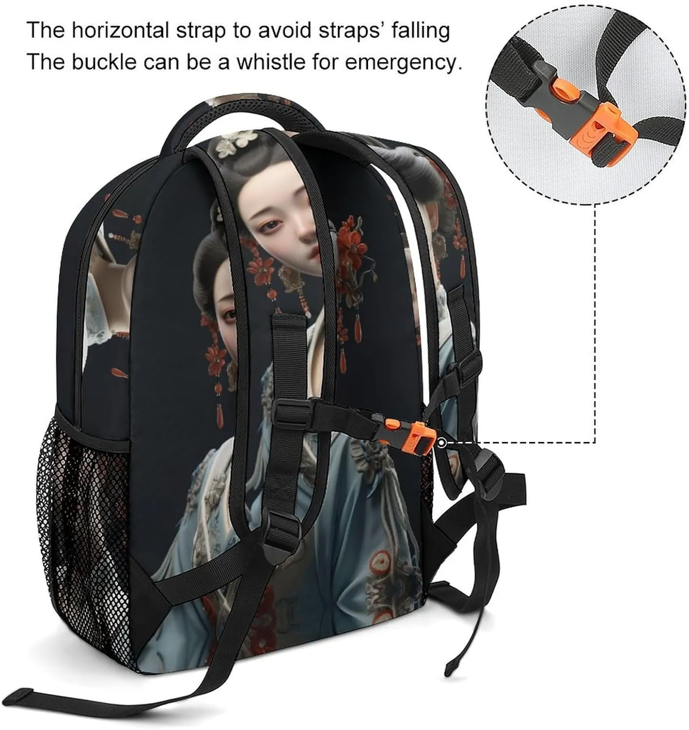 Backpacks Asian Classical Woman Travel Bag Laptop Backpack Casual Daypack for Weekender Business Hiking