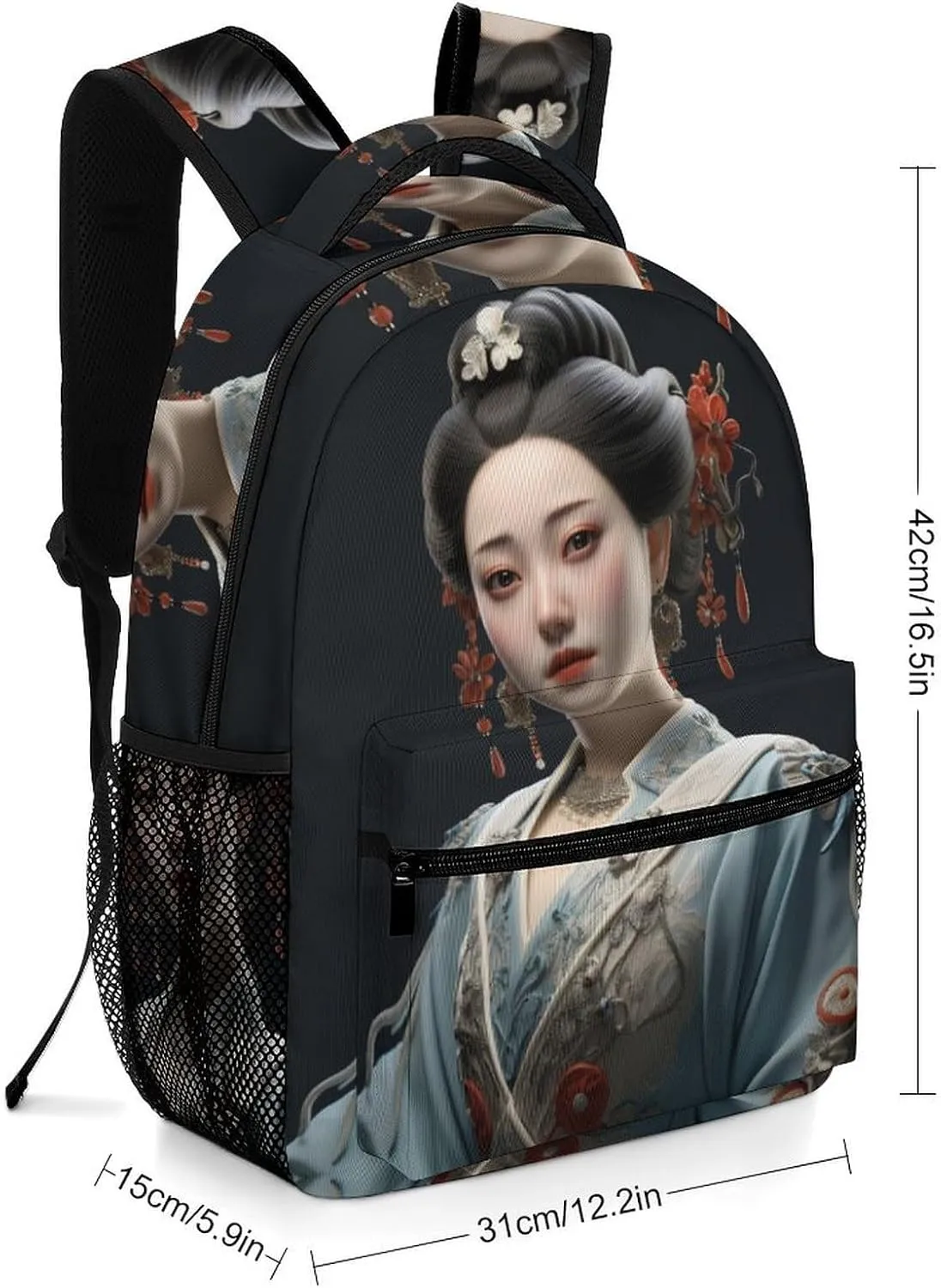 Backpacks Asian Classical Woman Travel Bag Laptop Backpack Casual Daypack for Weekender Business Hiking