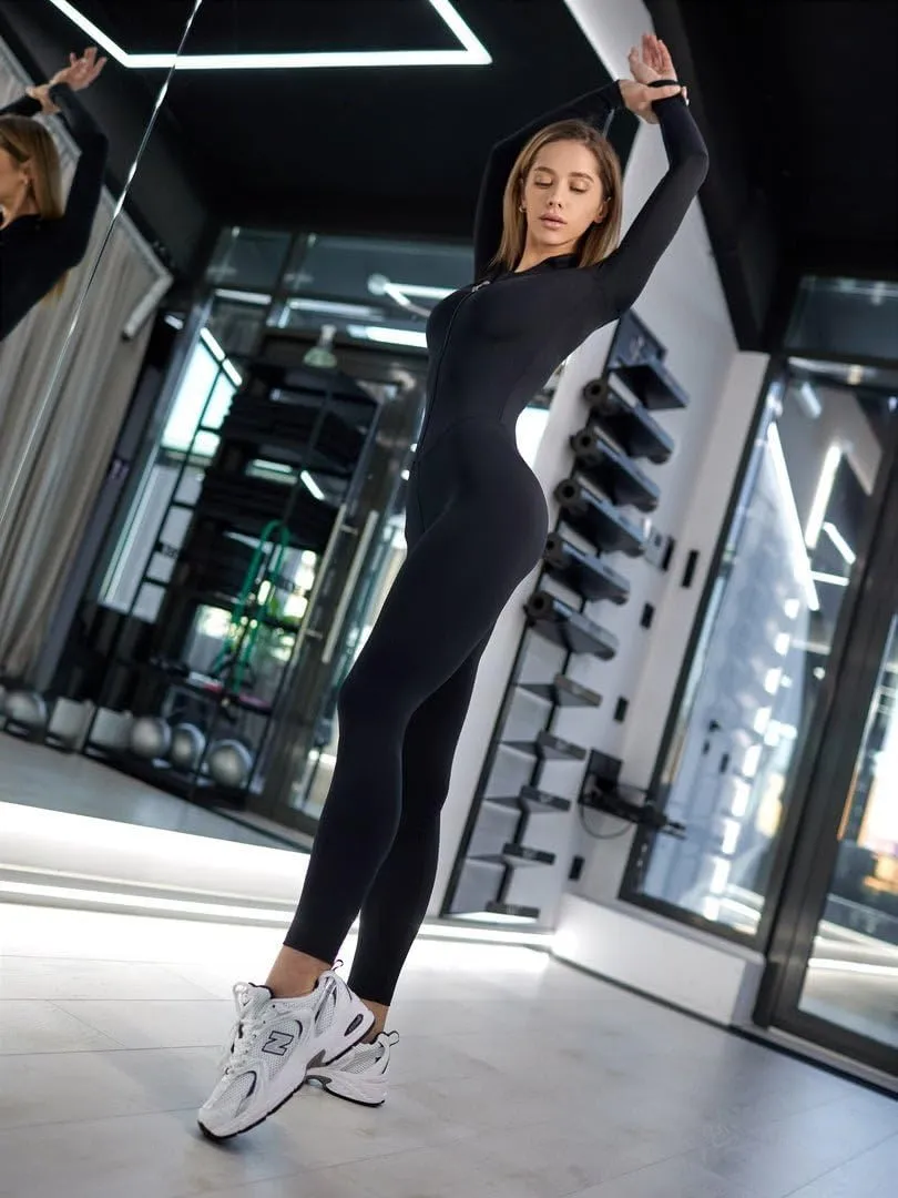 Bona Fide One Piece Workout Jumpsuits for Women - Athletic Romper Jumpsuit with Tummy Control and Butt Lifting for Yoga, Gym