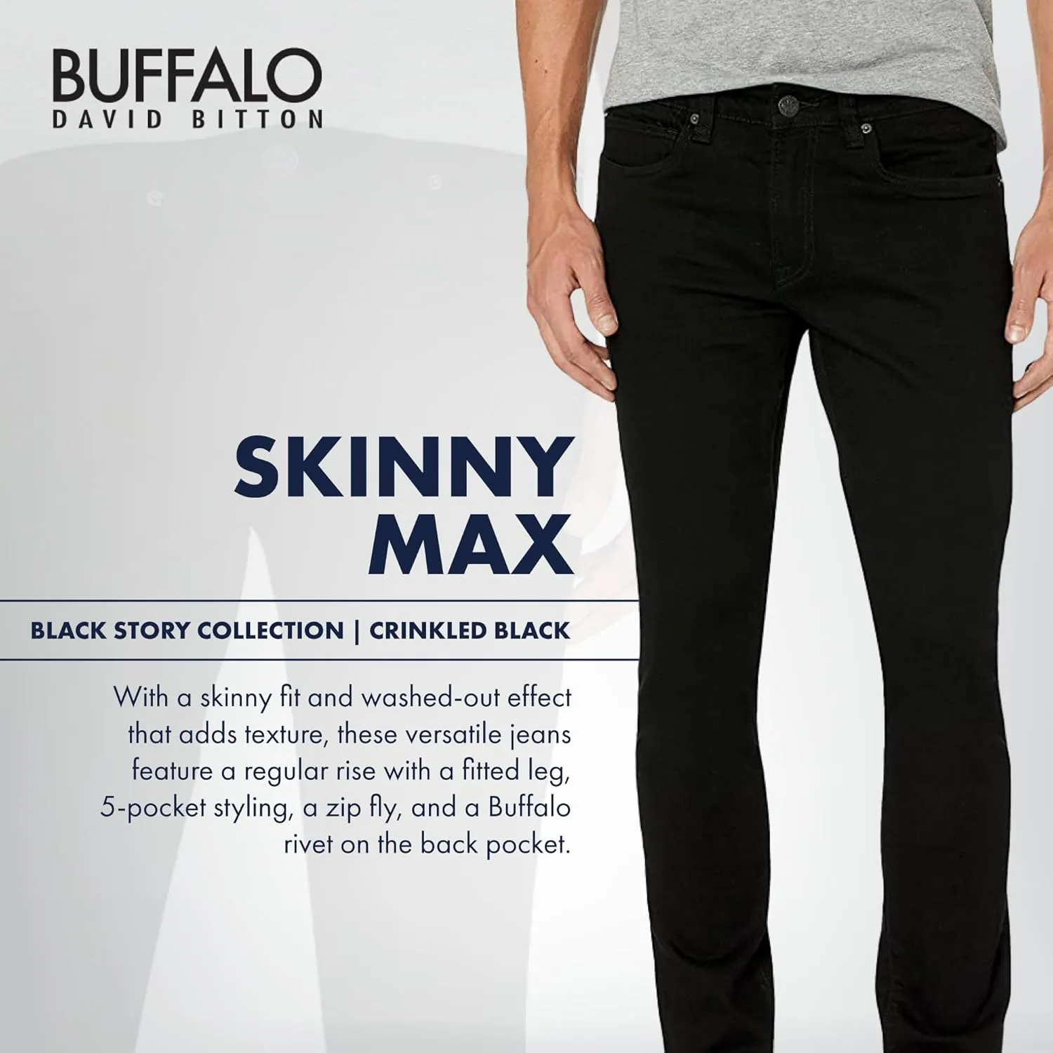 Buffalo David Bitton Men's Skinny Max Jeans