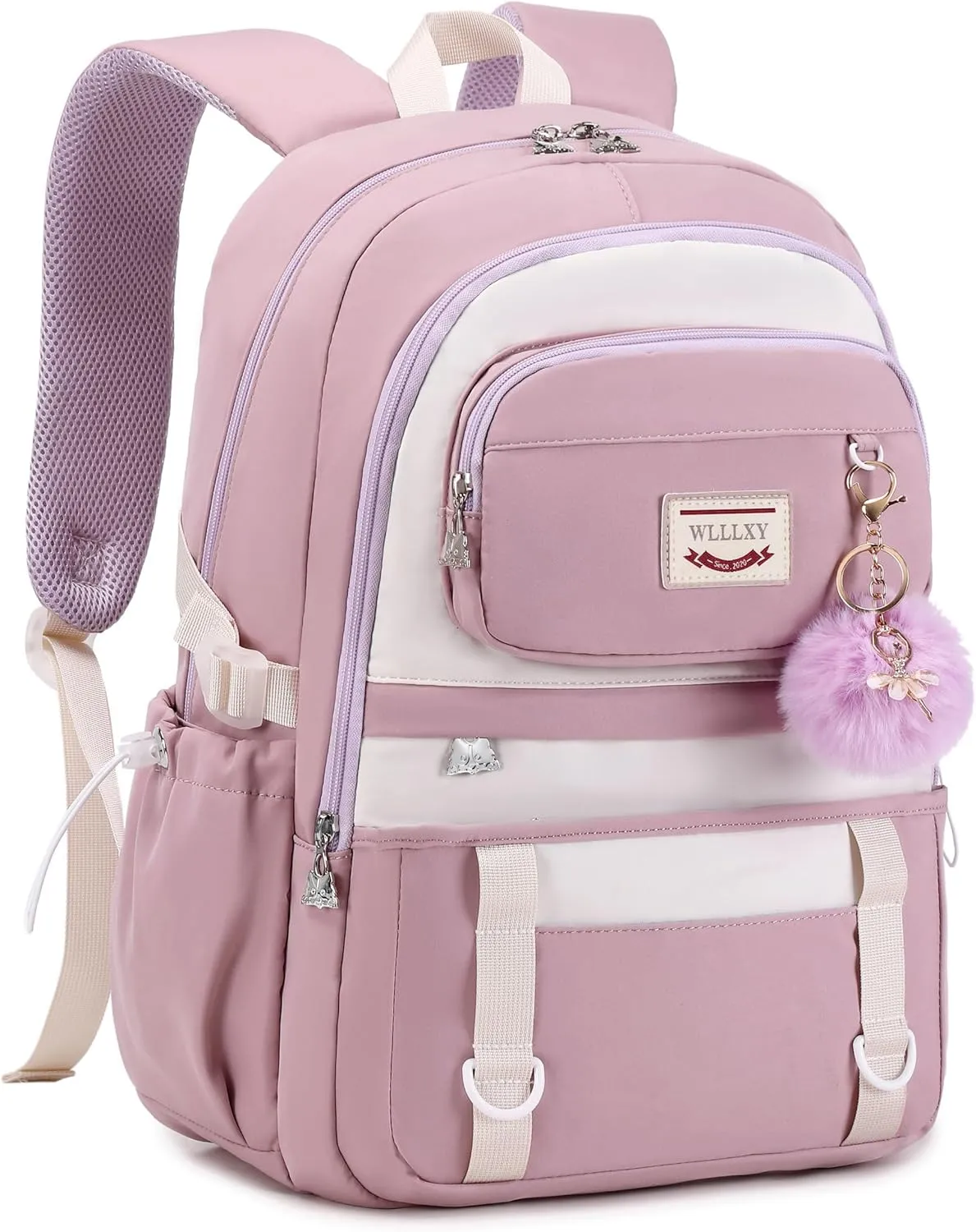 Caoroky knight Laptop Backpack Purse 15.6 inch School Bag College Back Pack Anti Theft Travel Backpacks Large Bookbag for Teens Girls Women Students Casual Daypack - Purple