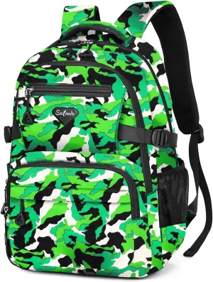 Casual Lightweight Backpacks for Boys & Girls, School Bookbags, 15 "Laptop Backpack, Travel Bag (212-slv)