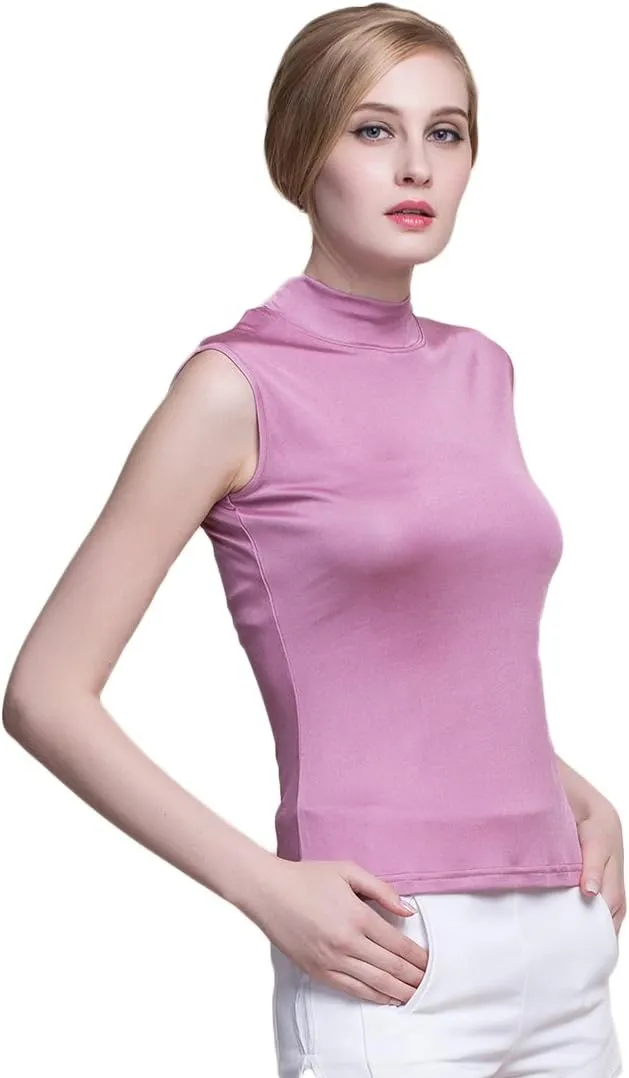 CLC Women's Mulberry Silk Camisole Tank Tops Sleeveless Shirt