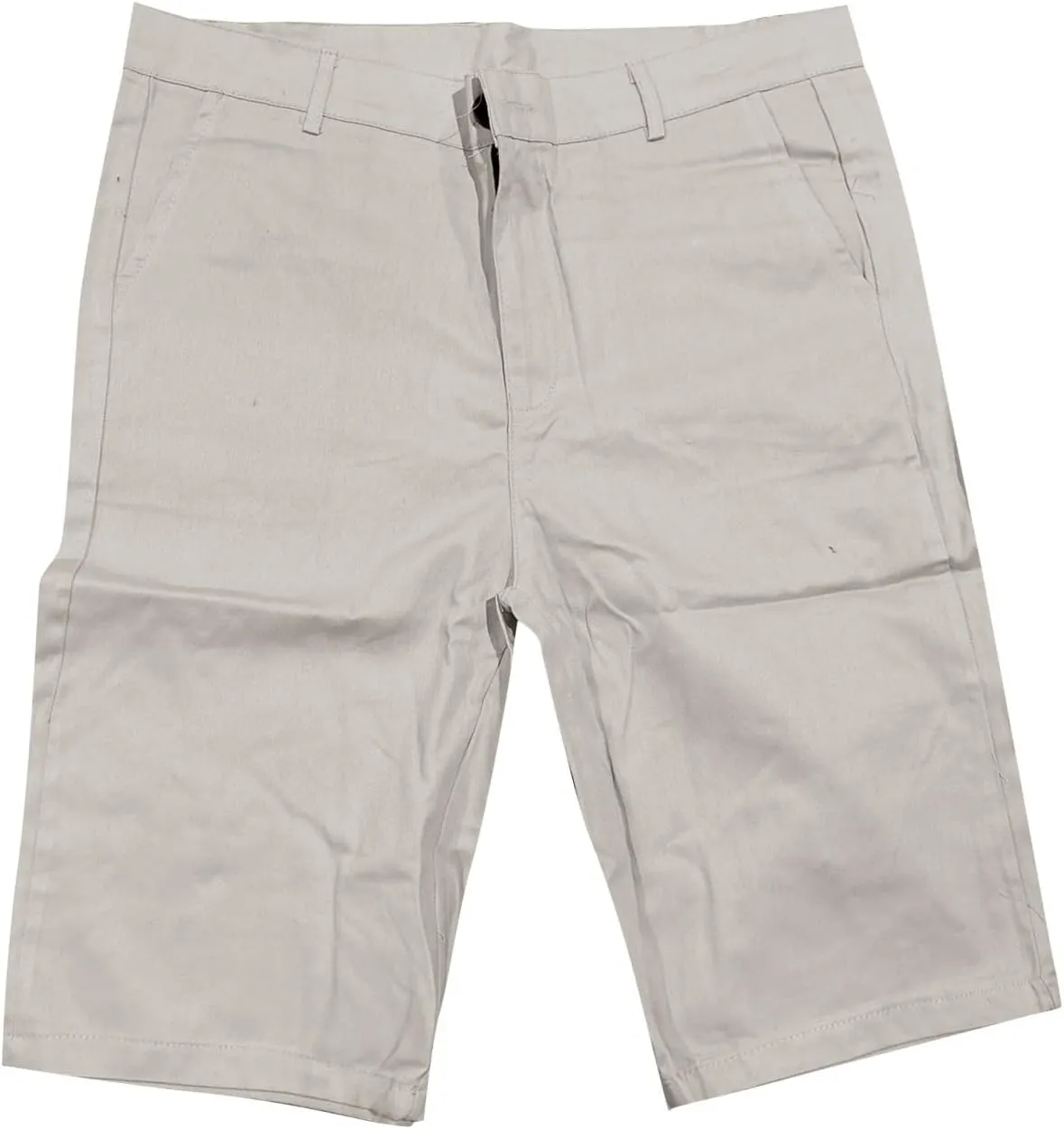 Compression Shorts Men Botton Dowm Slim Fit Shorts Skinny Chino Short Tapered Leg Stretch Sgorts with Pocket