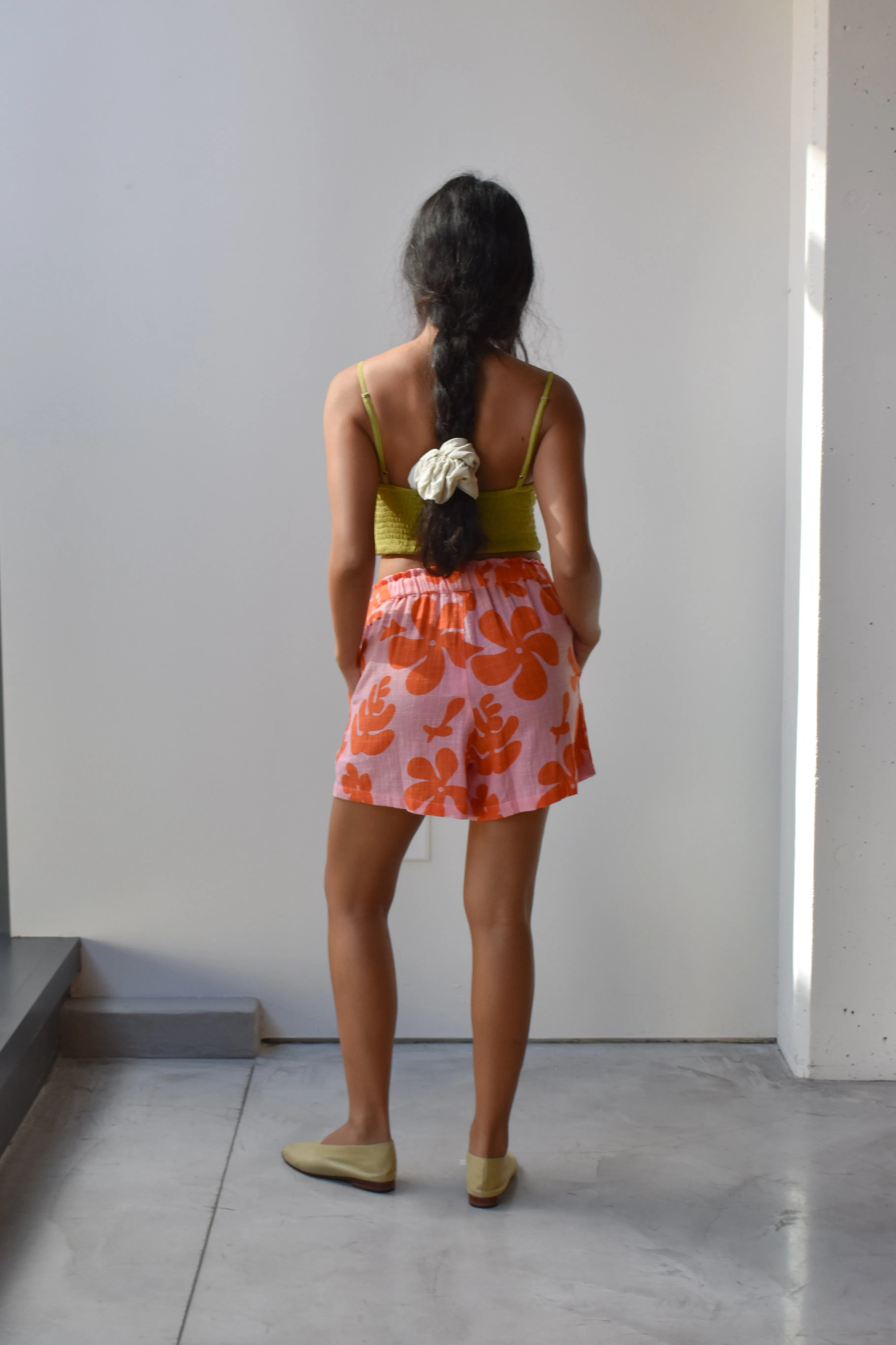 Cotton Drawstring Shorts