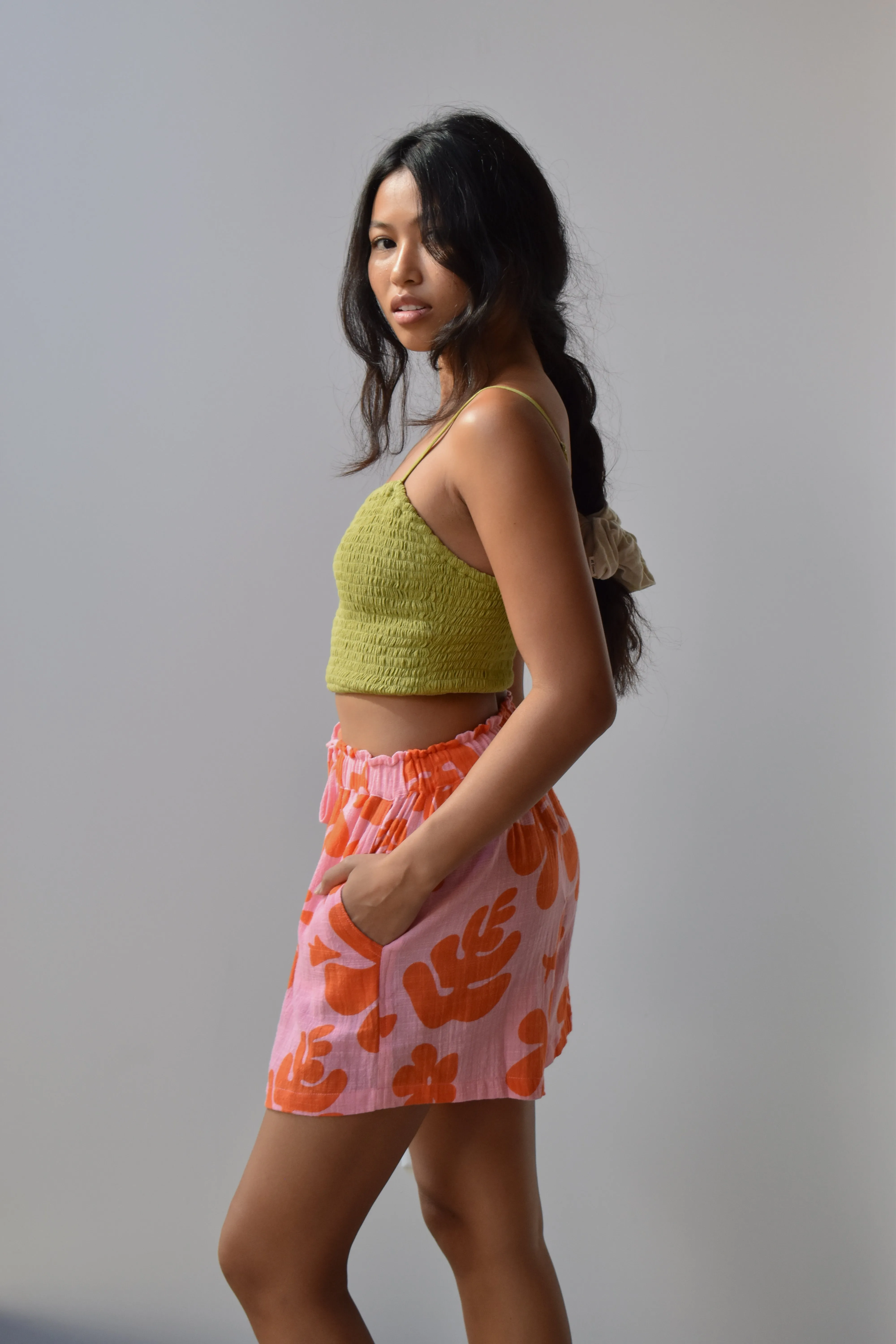 Cotton Drawstring Shorts