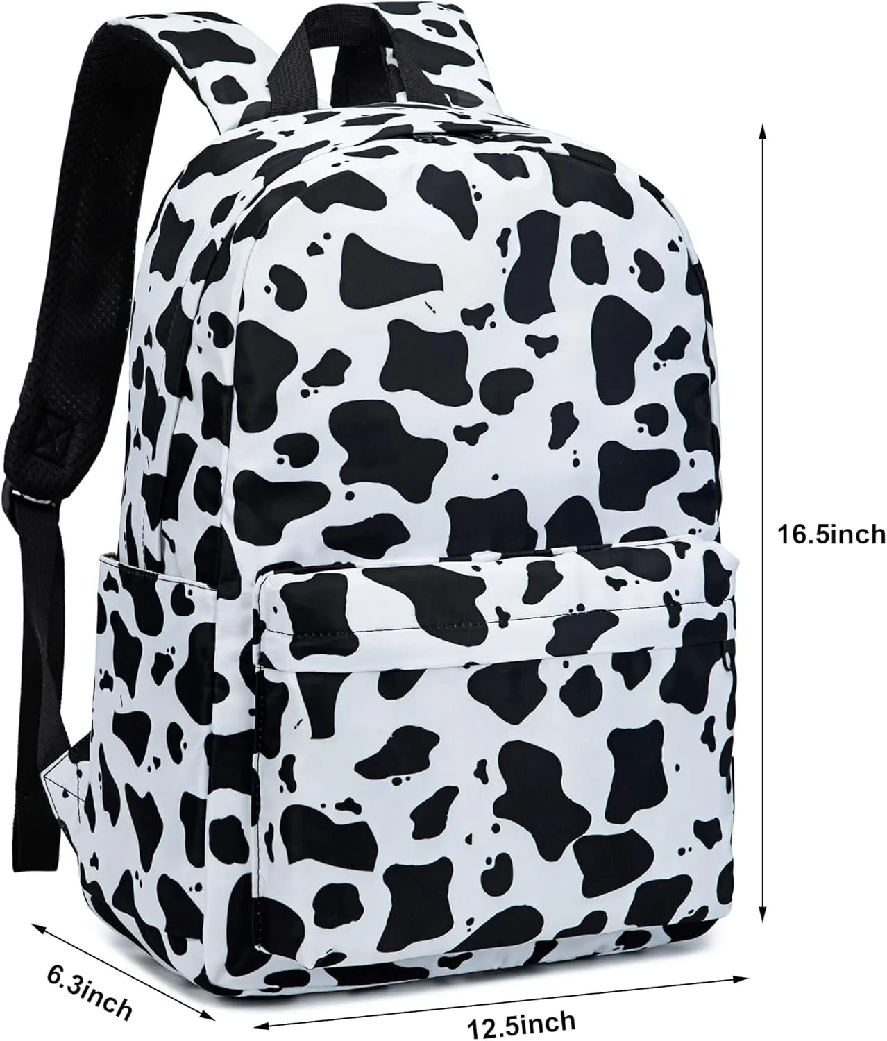 Cow Print Backpack for Girls Women Teens, School Backpack College Bookbags Ladies Laptop Backpacks