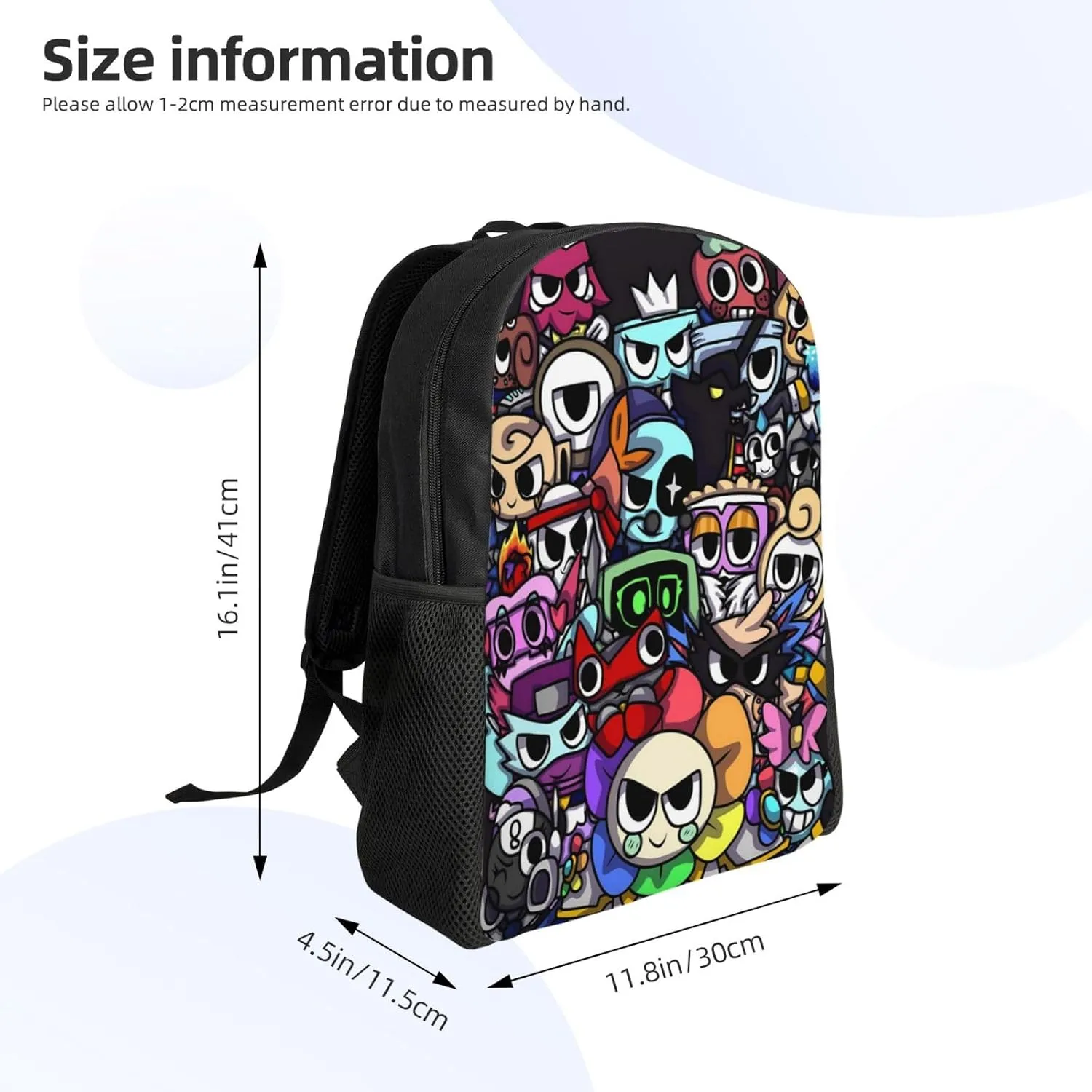 Dandy'S World 3 Backpack Lightweight Large Capacity Laptop Backpack Travel Backpacks For Unisex