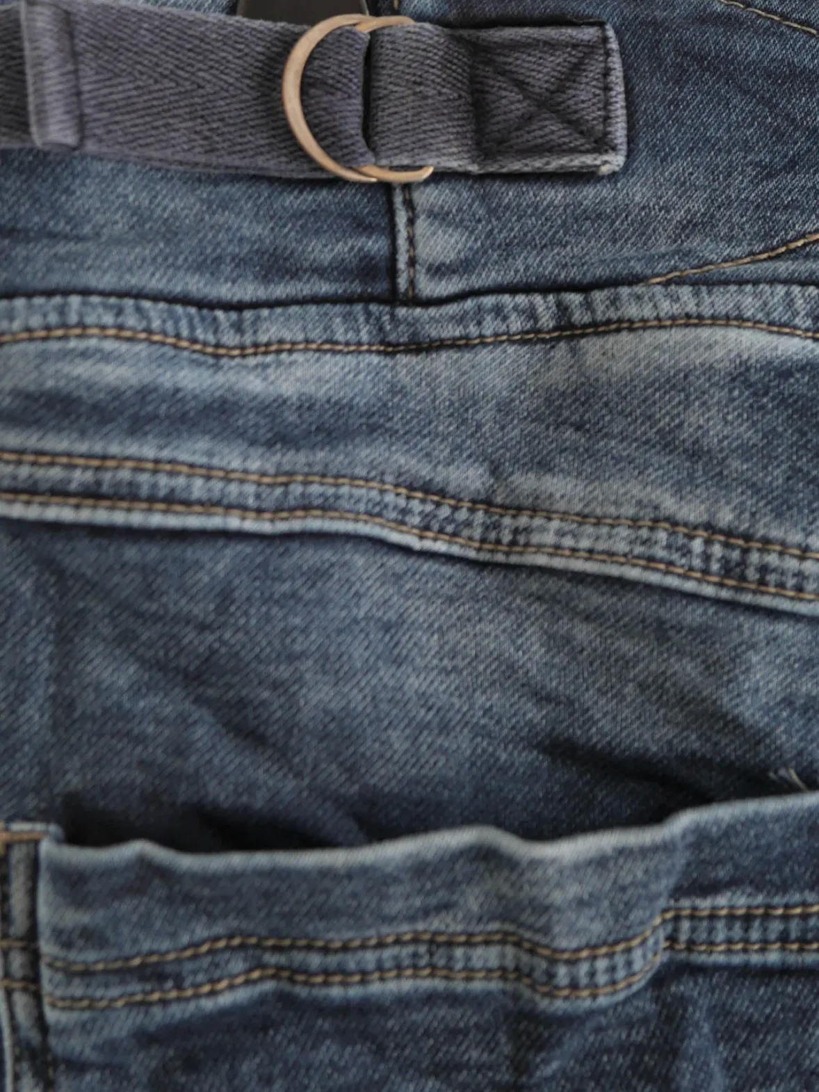 Denim Drawstring Shorts