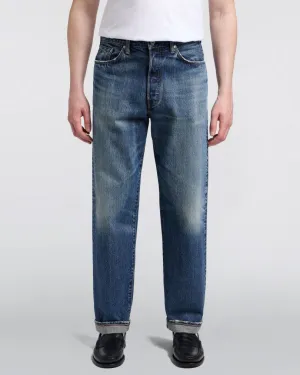 Edwin Made in Japan Loose Fit Mens Jeans - 14oz Kurabo Recycled Red Selvage Denim / GD Eco Stone