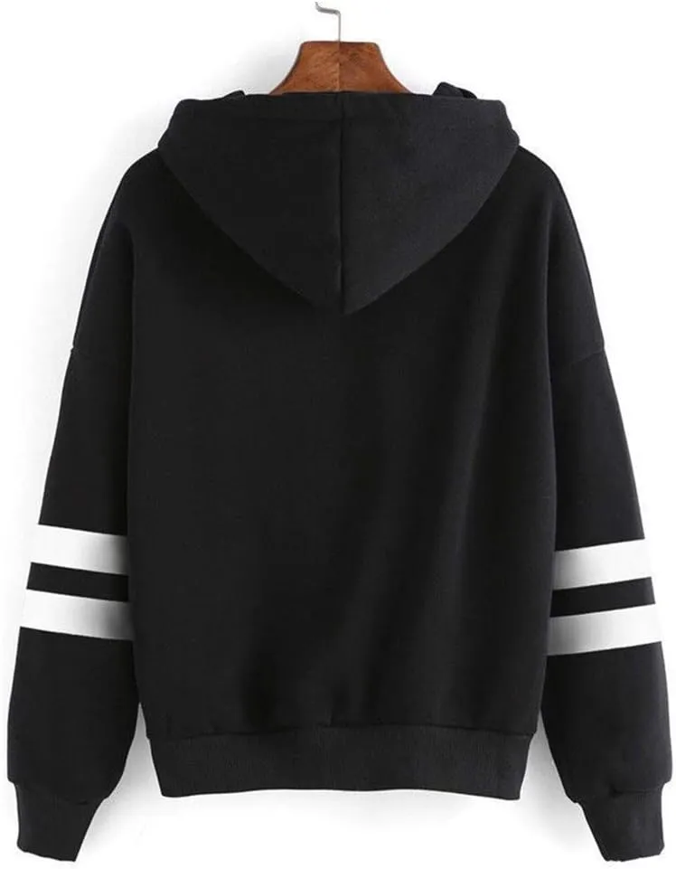 Fashion Casual Friend Hoodie Sweatshirt Women Graphic Tops Hoodies Sweater Funny Hooded Pullover