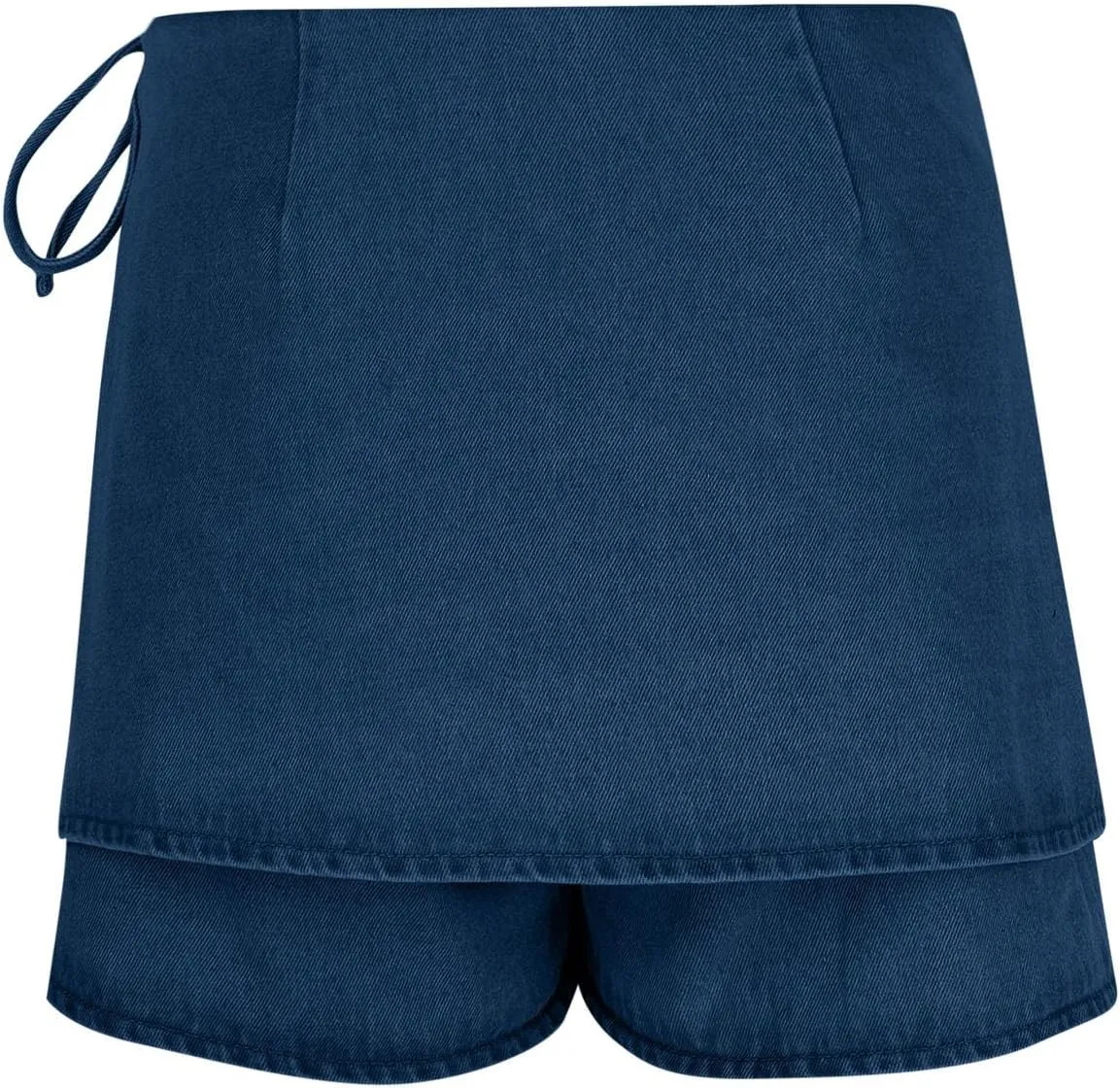 HGps8w Women's Stretchy Denim Cargo Skort Sexy High Waisted 2025 Summer Casual Mini Jean Skirt Shorts with Pockets
