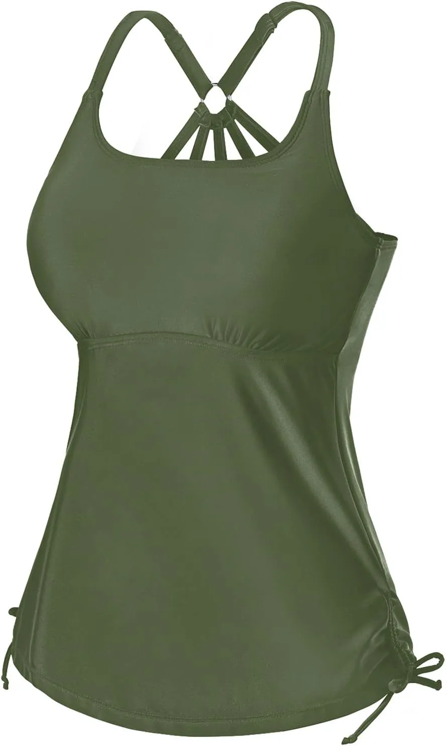 Holipick Womens Tankini Swim Top Only Tankini Bathing Suit Tops No Bottom