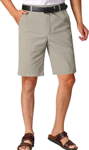 Men's Golf Shorts 2025 Mens Shorts Stretch Flat Front Work Dress Short Lightweight Hiking Chino Cargo Pants Straight