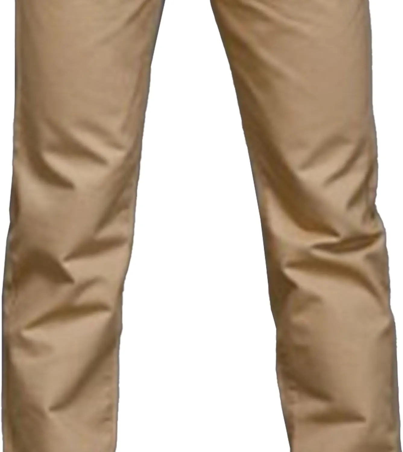 Men's Style Comfy Solid Chinos Pants Casual Slim Fit Business Slack Stretch Straight Fashion Trousers
