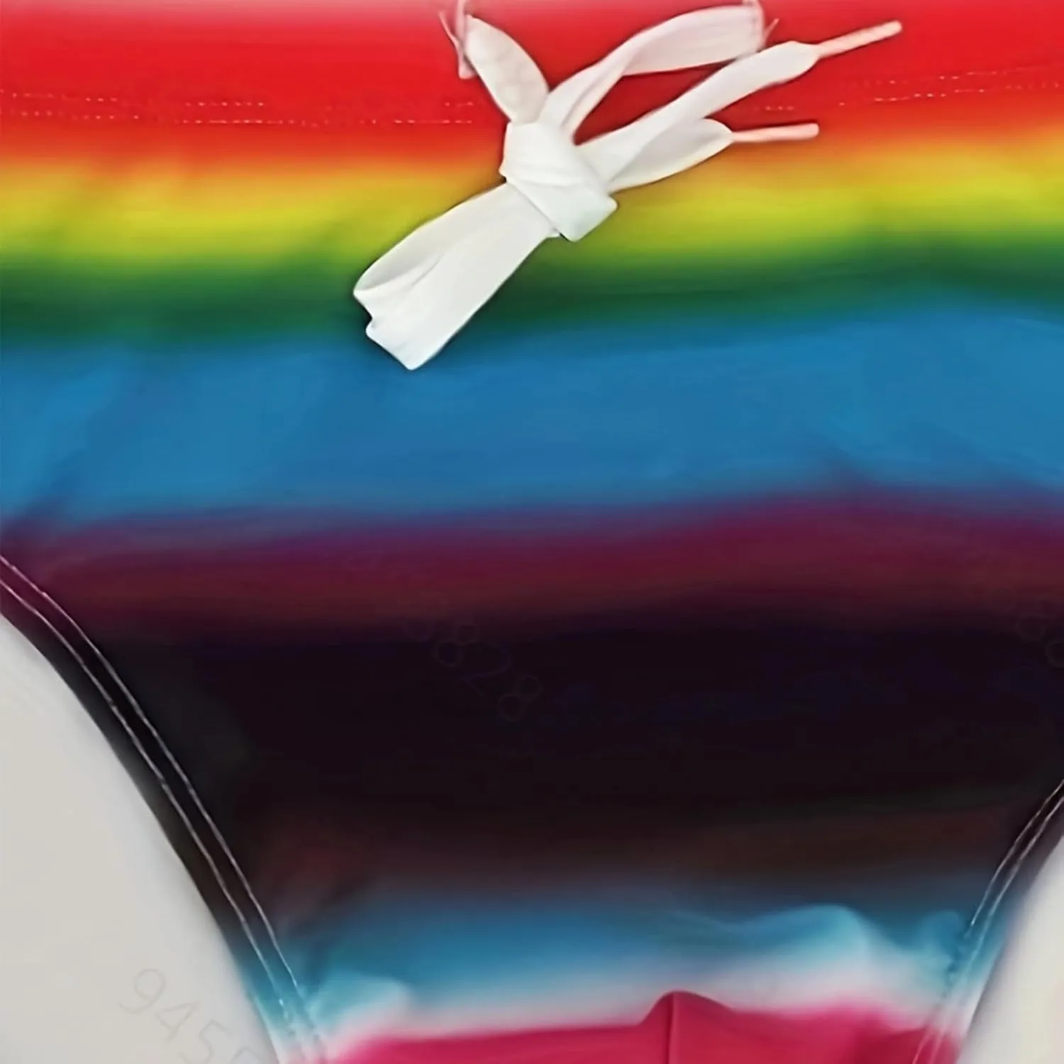 Mens Swim Briefs Sexy Triangle Graphic Print Beach Shorts Moisture Wicking Swimwear for Board Lightweight Summer Fashion