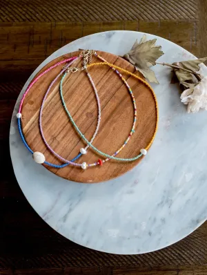 Minimal Beaded Necklace