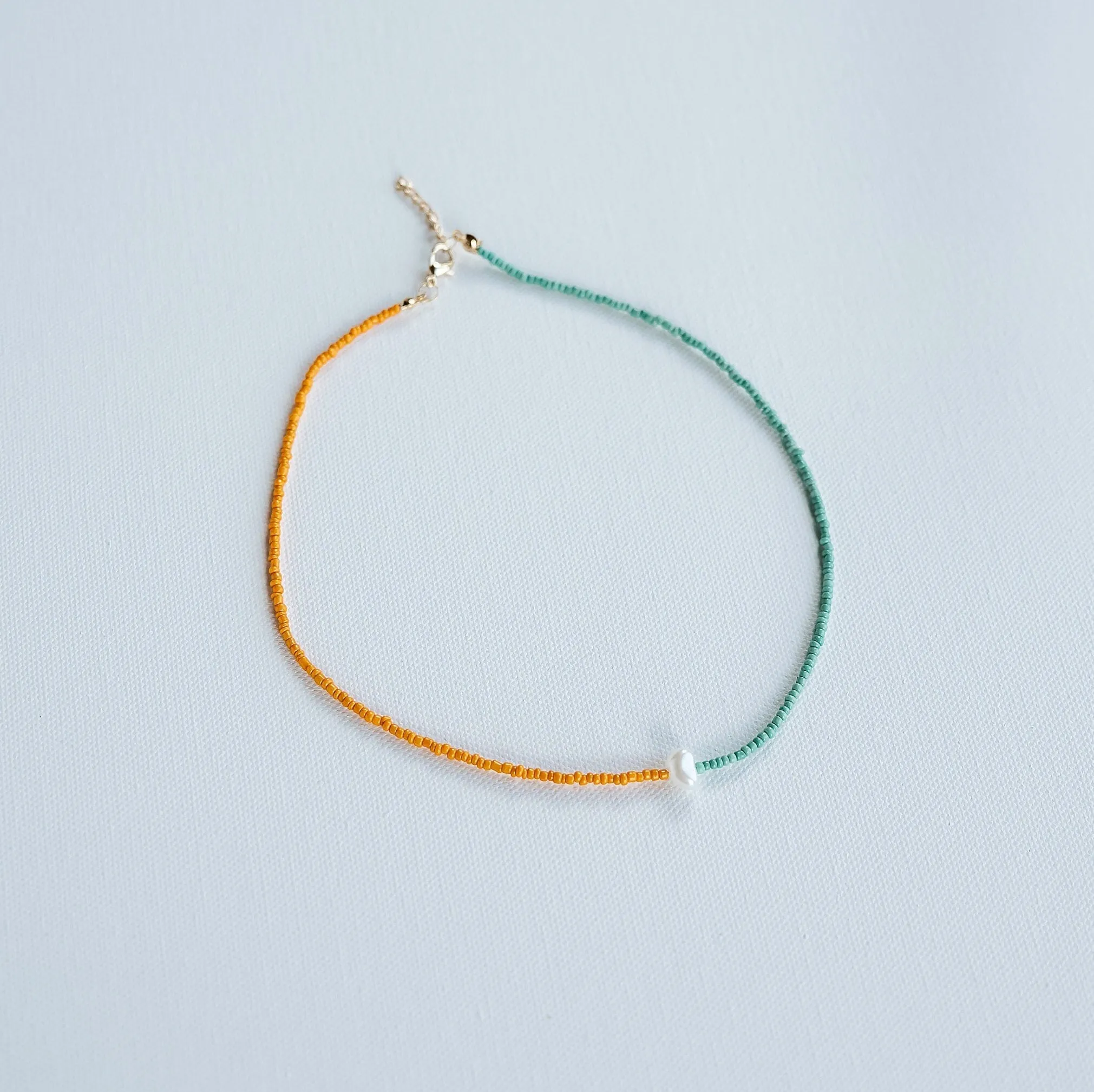Minimal Beaded Necklace