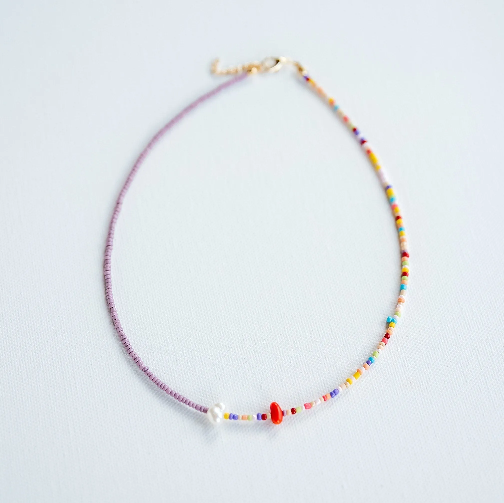 Minimal Beaded Necklace