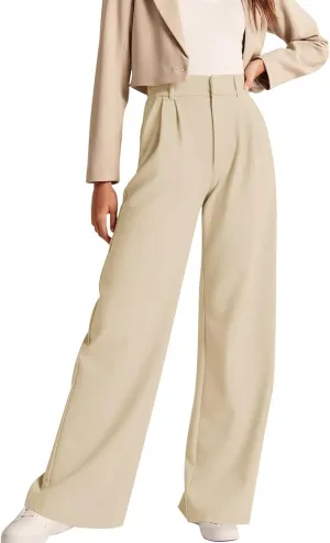 NIMIN High Waisted Work Pants for Women Business Casual Outfits 2025 Office Dress Pants Trousers with Pockets