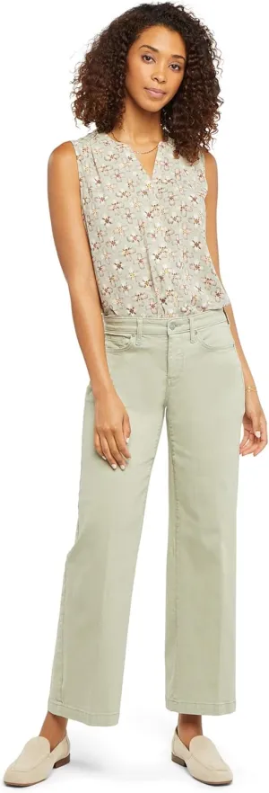 NYDJ Women's Teresa Wide Leg Ankle Jeans