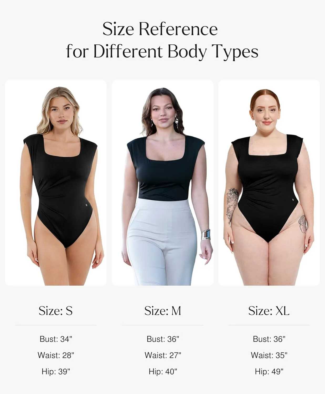 Popilush Body Suits for Womens - Business Casual Outfits Shapewear Bodysuit Tummy Control Square Neck Tank Tops Thong