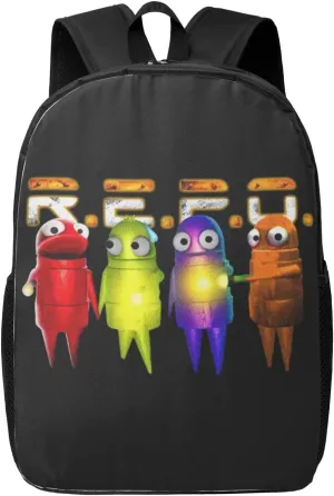 Repo Robot Game Backpack Lightweight Large Capacity Laptop Backpack Travel Backpacks For Unisex 17in