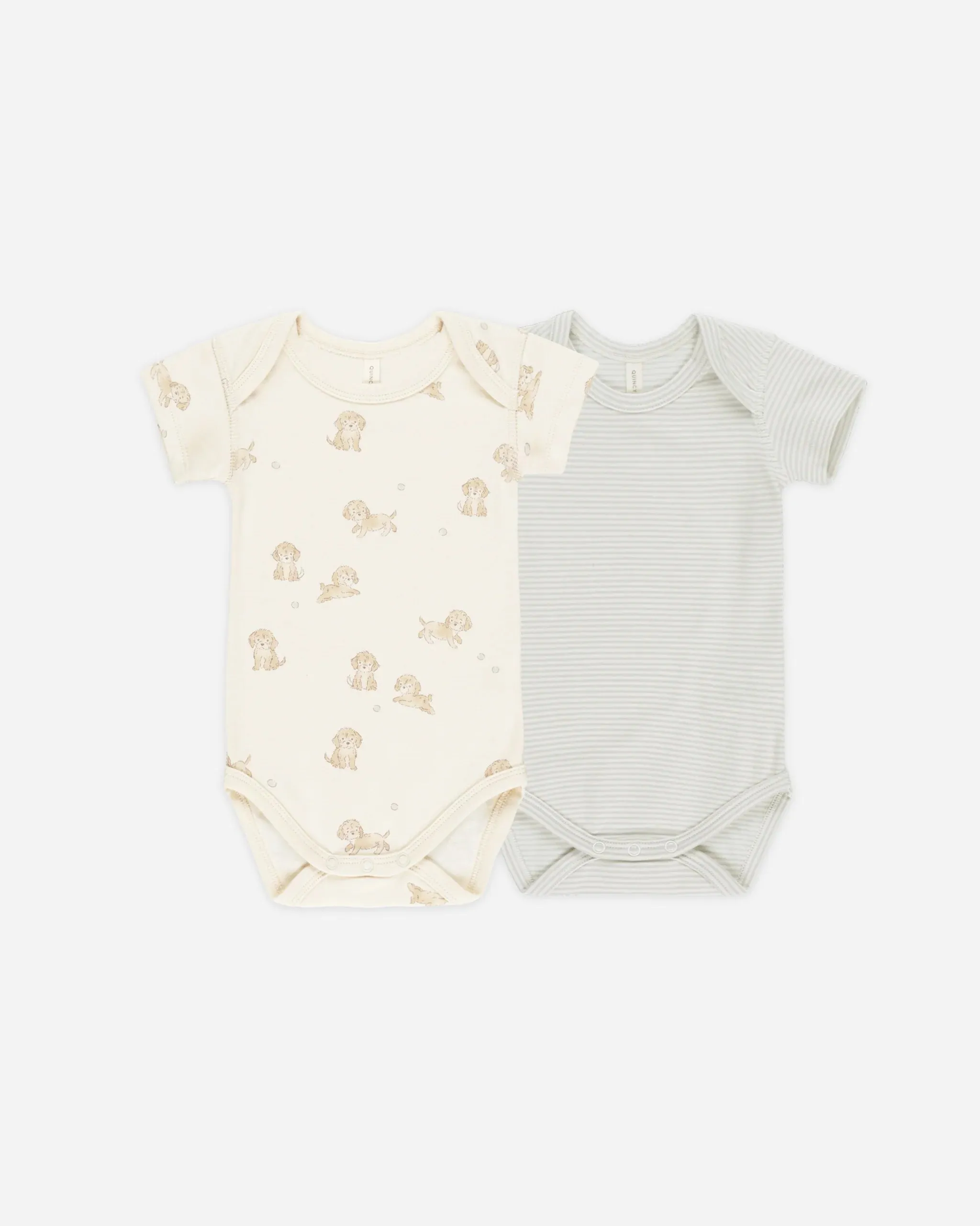 Short Sleeve Bodysuit, 2 Pack