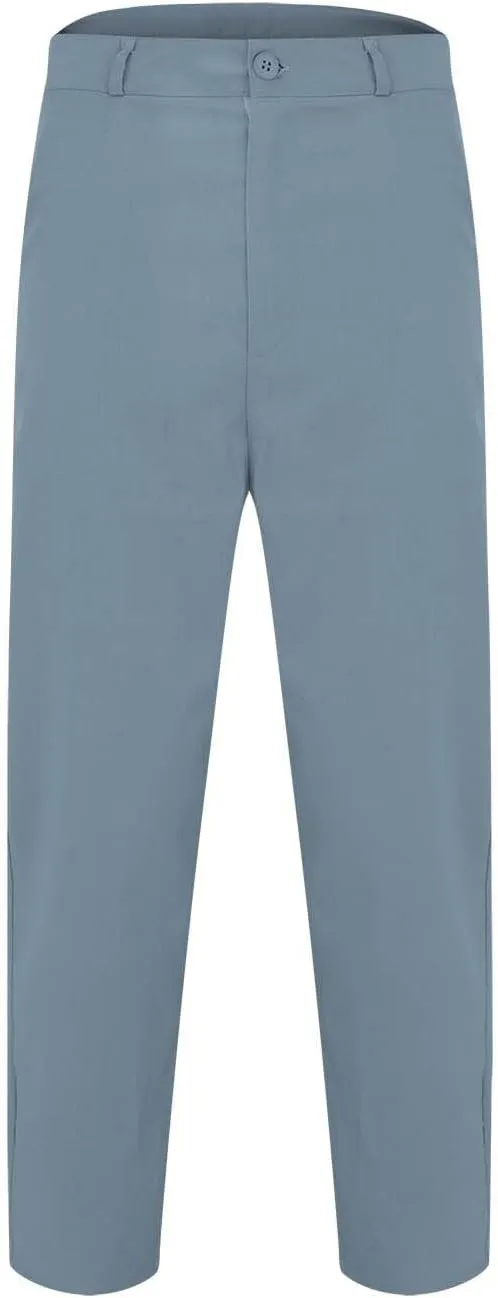 Suit Pants Mens Slim Fit Stretch Flat-Front Chino Golf Trousers Formal Casual Business Office Work Commute Pants with Pockets