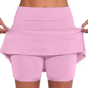 Summer Skirts for Women 2024 Athletic Shorts for Women with Pockets and Liner Pink Dress with Pockets