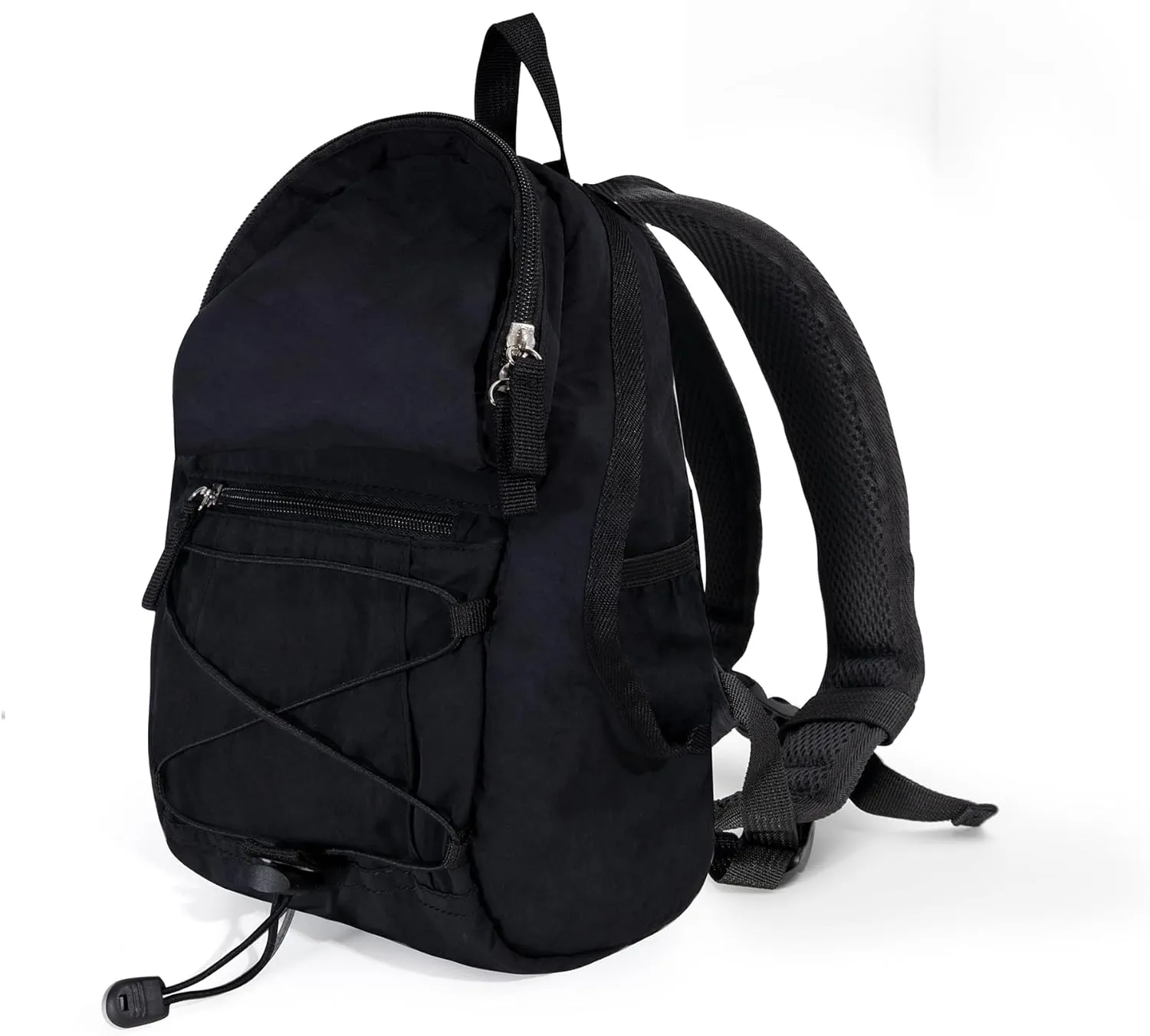 Tilami Mini Backpack for Women and Men, 12inch Casual Daypack Backpacks for Travel,Black