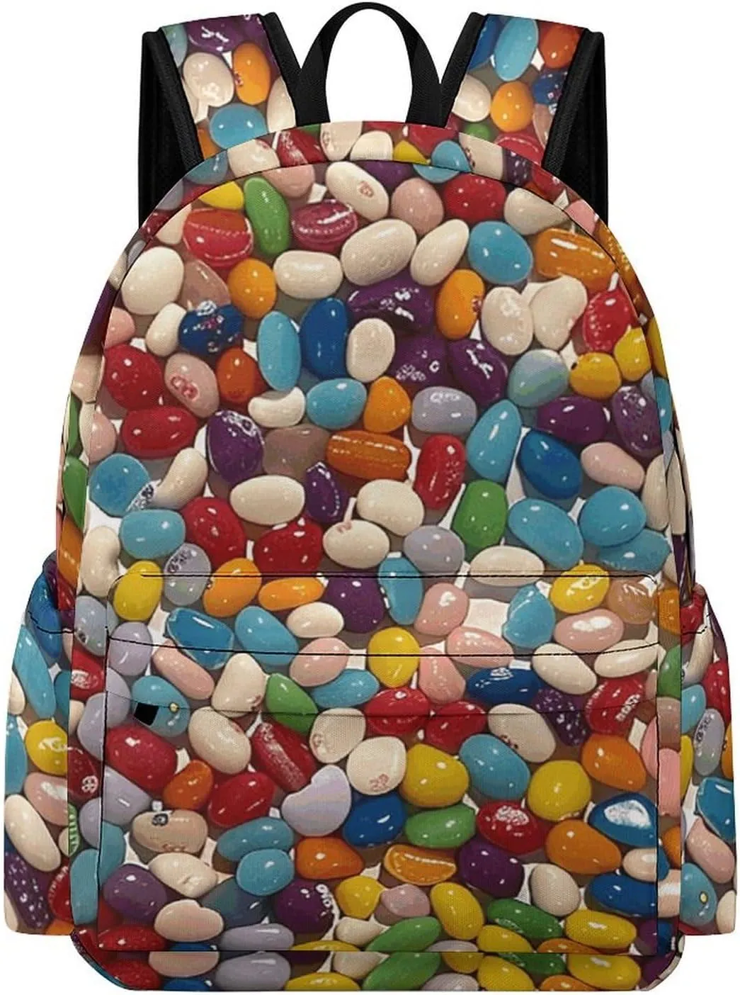 Travel Backpack for Women Men Carry On Backpack Assorted Jelly Beans Luggage Daypack 16.5 Inch Laptop Backpack