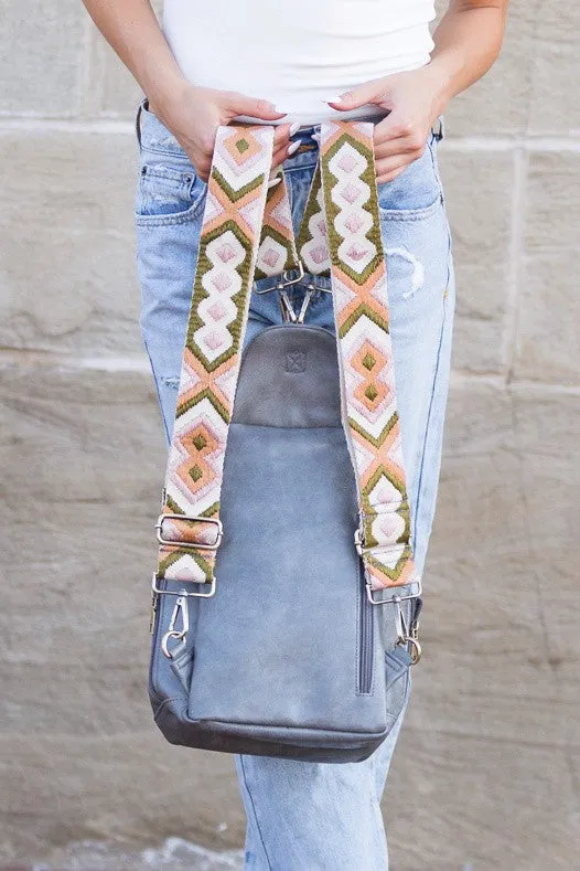Versatile Leather Fashion Convertible Backpack Sling Bag