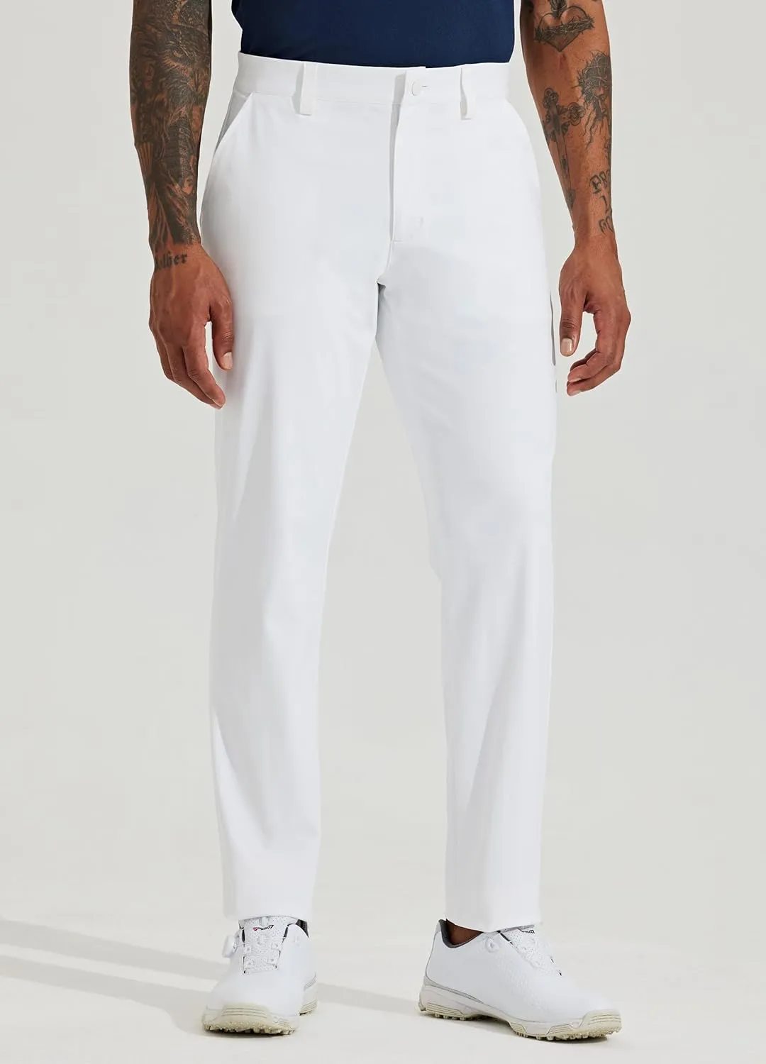 Willit Mens Golf Pants Stretch Dress Pants Slim Fit Quick Dry Casual Work Pants with Pockets 30"/32"