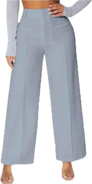 Women's High Waist Pants Trendy Drape Straight Dress Pants Fall Casual Wild Long Trousers Comfy High-end Pants