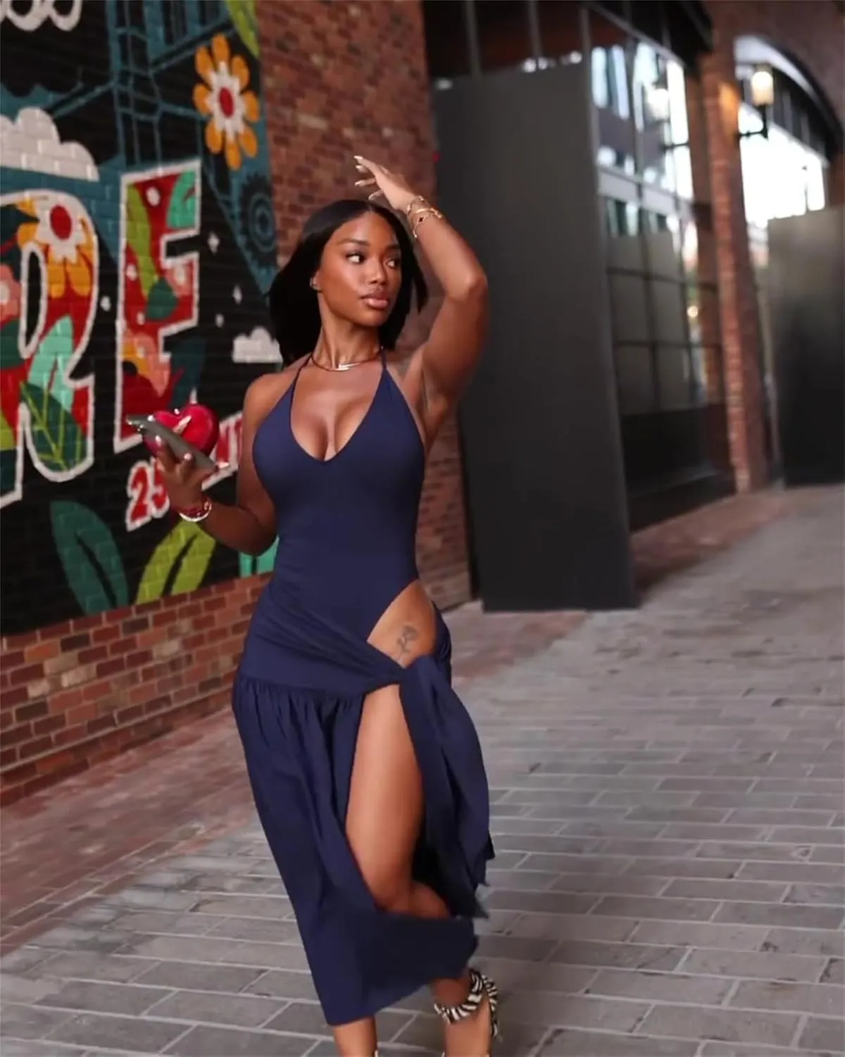 Womens Summer 2 Piece Maxi Skirt Sets Sexy Halter V Neck Backless Thong Bodysuits Wrap Beach Cover Ups Vacation Outfits
